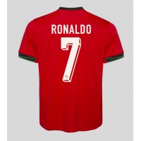 Koszulka piłkarska Portugalia Cristiano Ronaldo #7 Strój Domowy ME 2024 tanio Krótki Rękaw